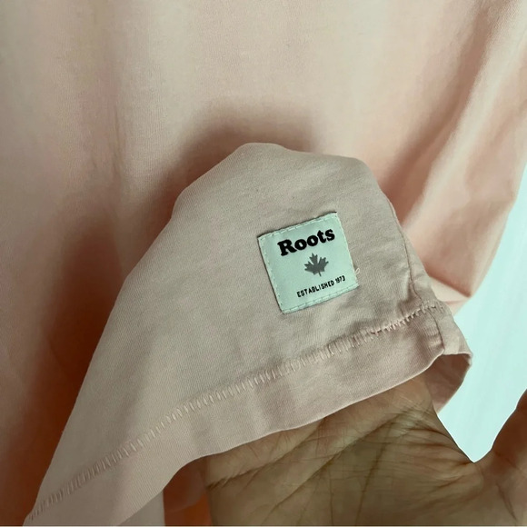 Roots Baby Pink  T Shirt size S - Picture 3 of 5